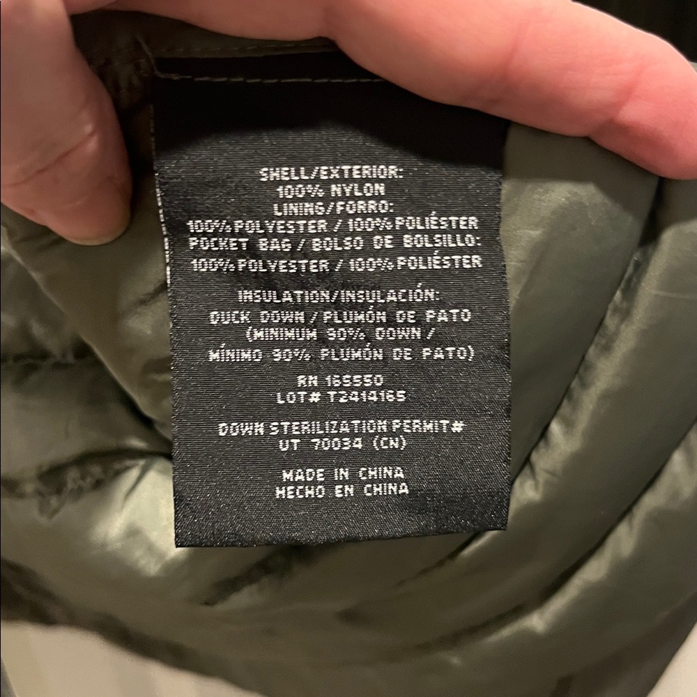 32 Degrees Winter Packable Puffer Jacket Coat Dark Green Women’s XL - Picture 6 of 6